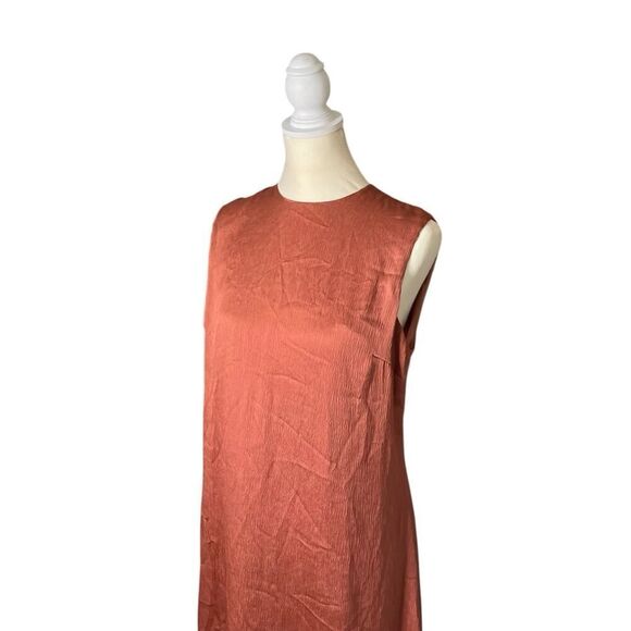 Veiled Collection New York Luxe Designer Maxi Dress Mauve Crepe US Small - Picture 2 of 9